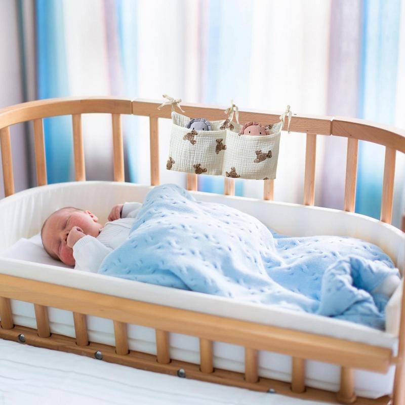 Baby Crib Organizer Cot Caddy  - Baby Nursery Storage บทวิจารณ์และราคา