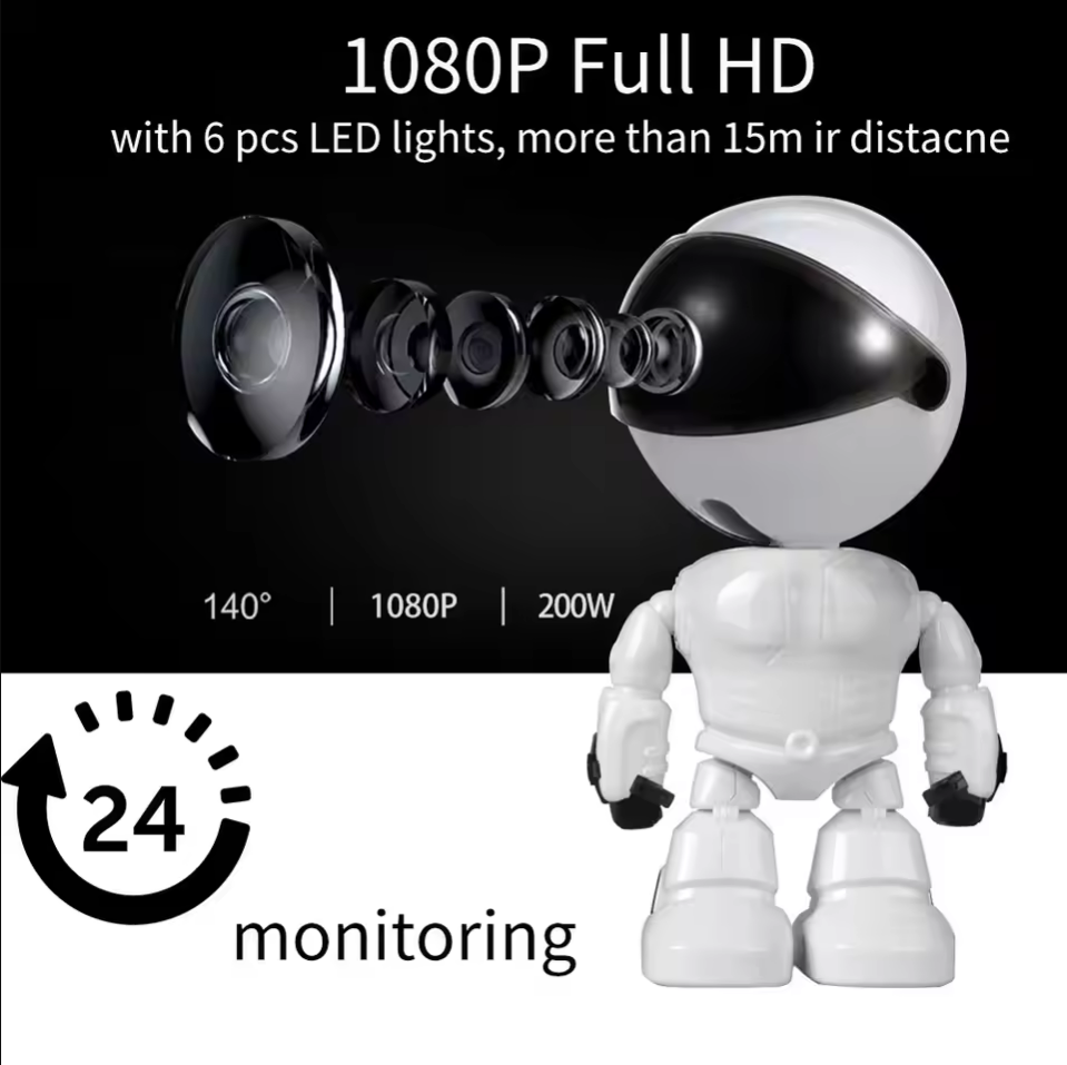 กล้องวงจรปิดอัจฉริยะ WiFi IP ค - Baby Nursery Camera บทวิจารณ์และราคา