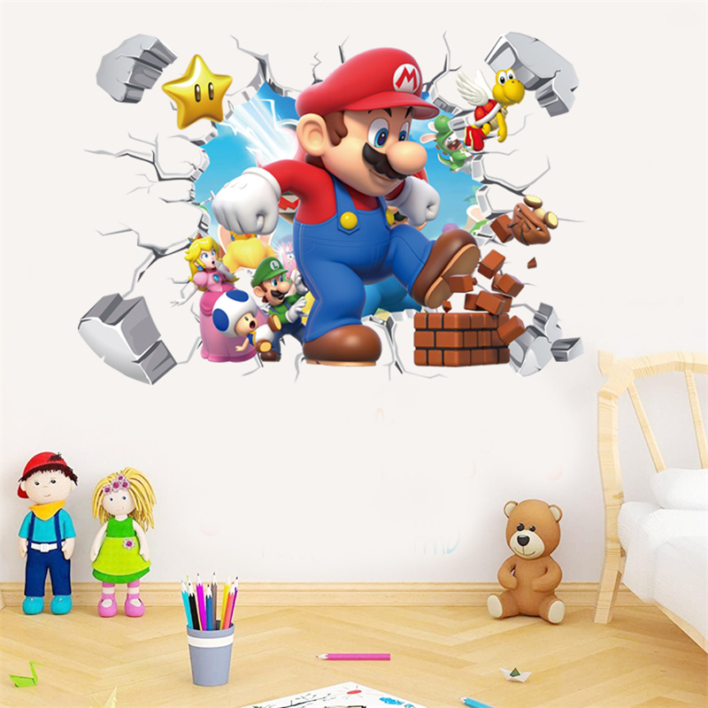 3D การ์ตูนอะนิเมะเกมตัวละครสติ - Baby Nursery Vinyl บทวิจารณ์และราคา