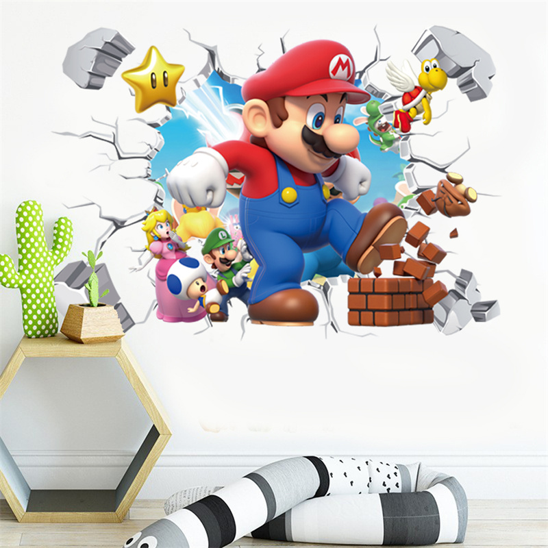 3D การ์ตูนอะนิเมะเกมตัวละครสติ - Baby Nursery Vinyl บทวิจารณ์และราคา