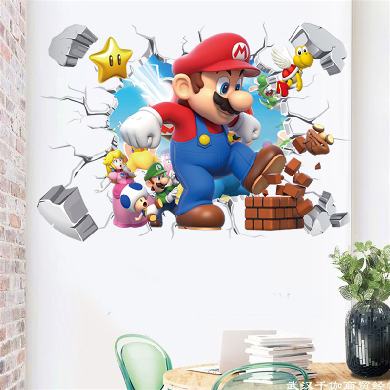 3D การ์ตูนอะนิเมะเกมตัวละครสติ - Baby Nursery Vinyl บทวิจารณ์และราคา