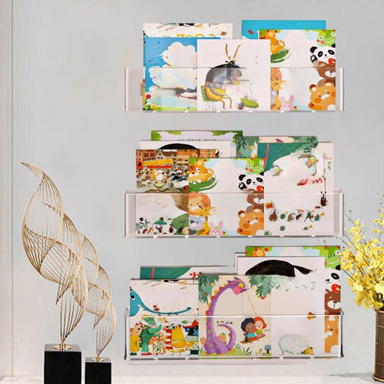 3x ลอยชั้นวางหนังสือห้องเรียนเ - Baby Nursery Floating Shelves บทวิจารณ์และราคา
