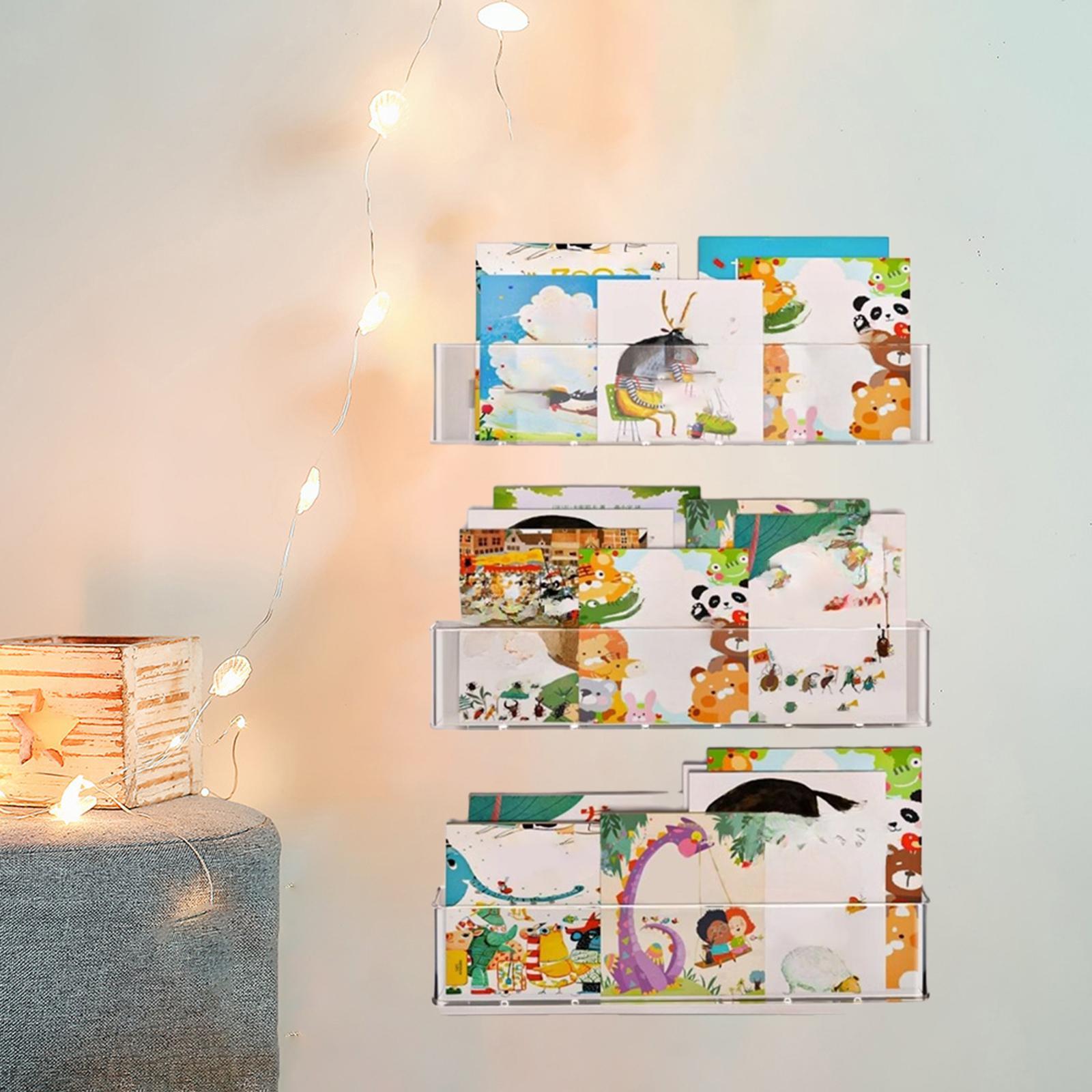 3x ลอยชั้นวางหนังสือห้องเรียนเ - Baby Nursery Floating Shelves บทวิจารณ์และราคา