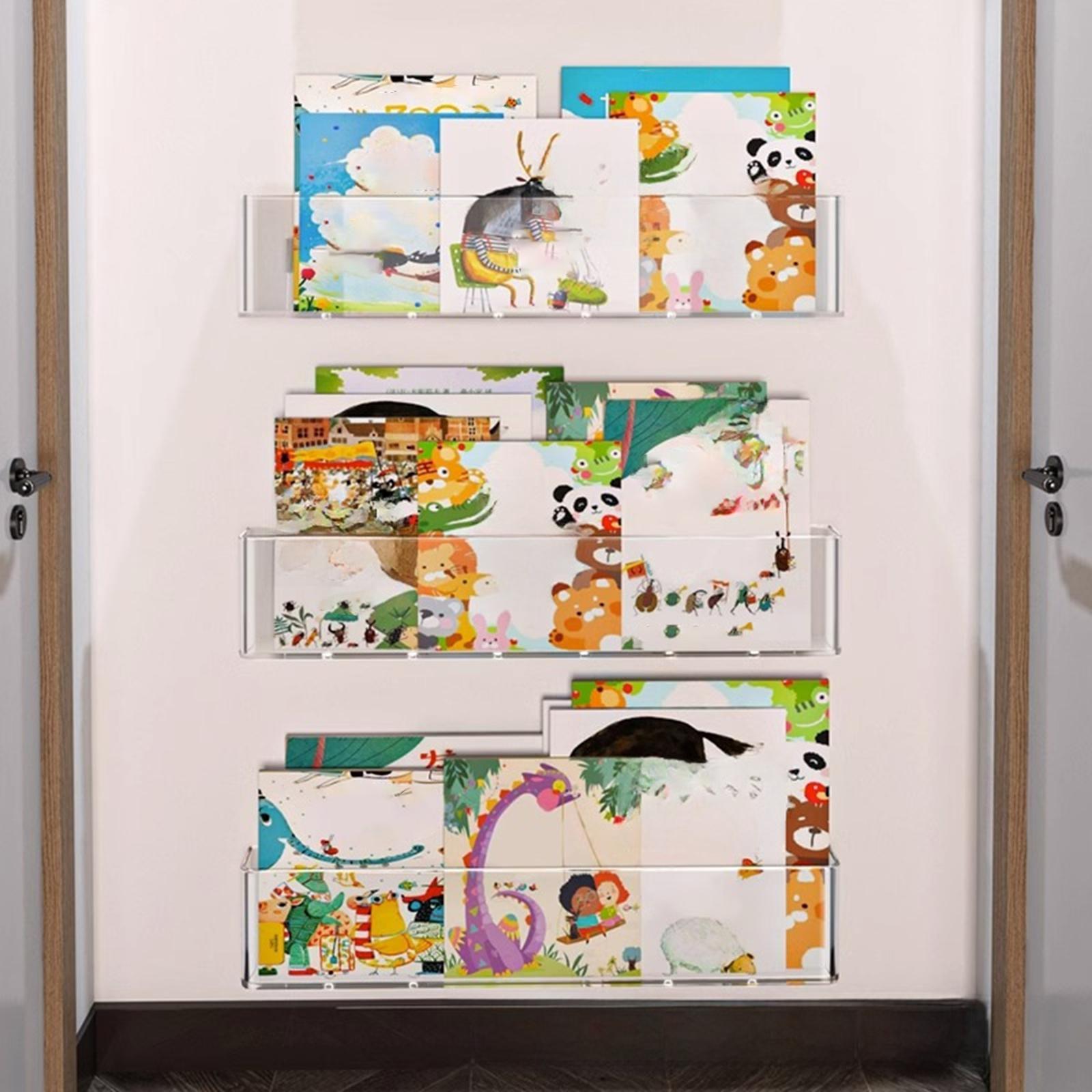 3x ลอยชั้นวางหนังสือห้องเรียนเ - Baby Nursery Floating Shelves บทวิจารณ์และราคา
