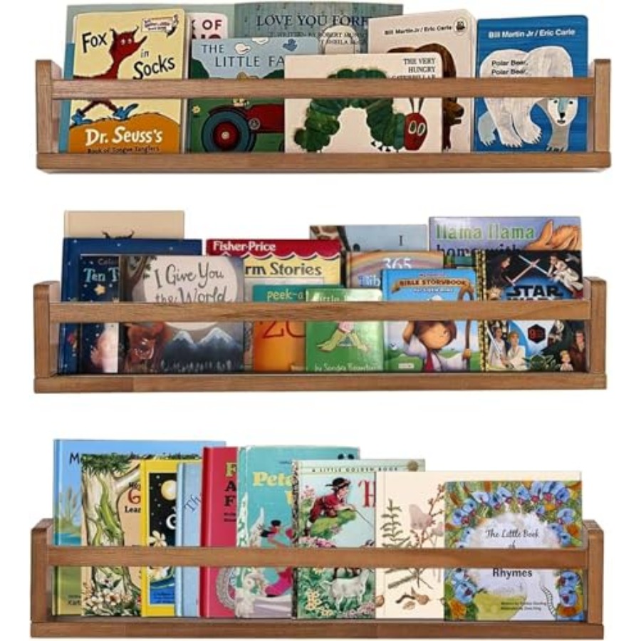 ชั้นวางของในห้องเด็กอ่อน ชั้นว - Baby Nursery Floating Shelves บทวิจารณ์และราคา