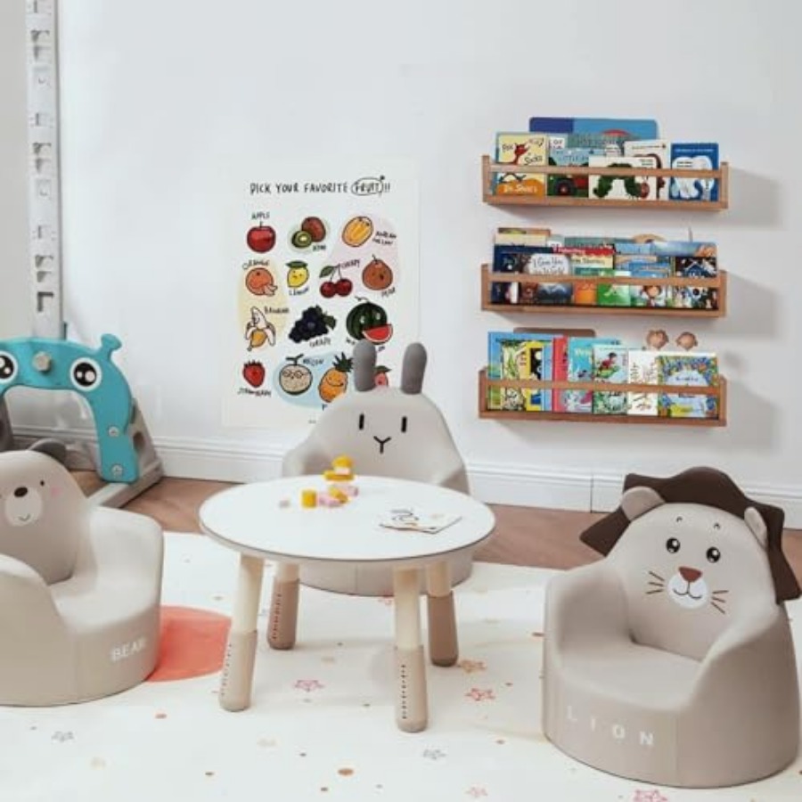 ชั้นวางของในห้องเด็กอ่อน ชั้นว - Baby Nursery Floating Shelves บทวิจารณ์และราคา