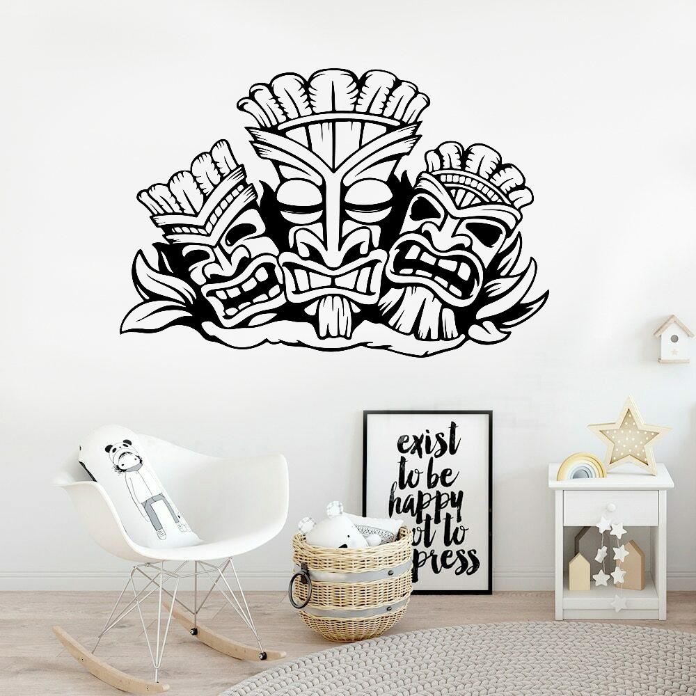 ฮาวาย Totem สติ๊กเกอร์ติดผนัง  - Baby Nursery Vinyl บทวิจารณ์และราคา