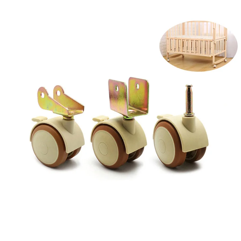 ล้อเลื่อนแบบหมุนได้ 4 ชิ้น ขนา - Baby Nursery Trolley บทวิจารณ์และราคา