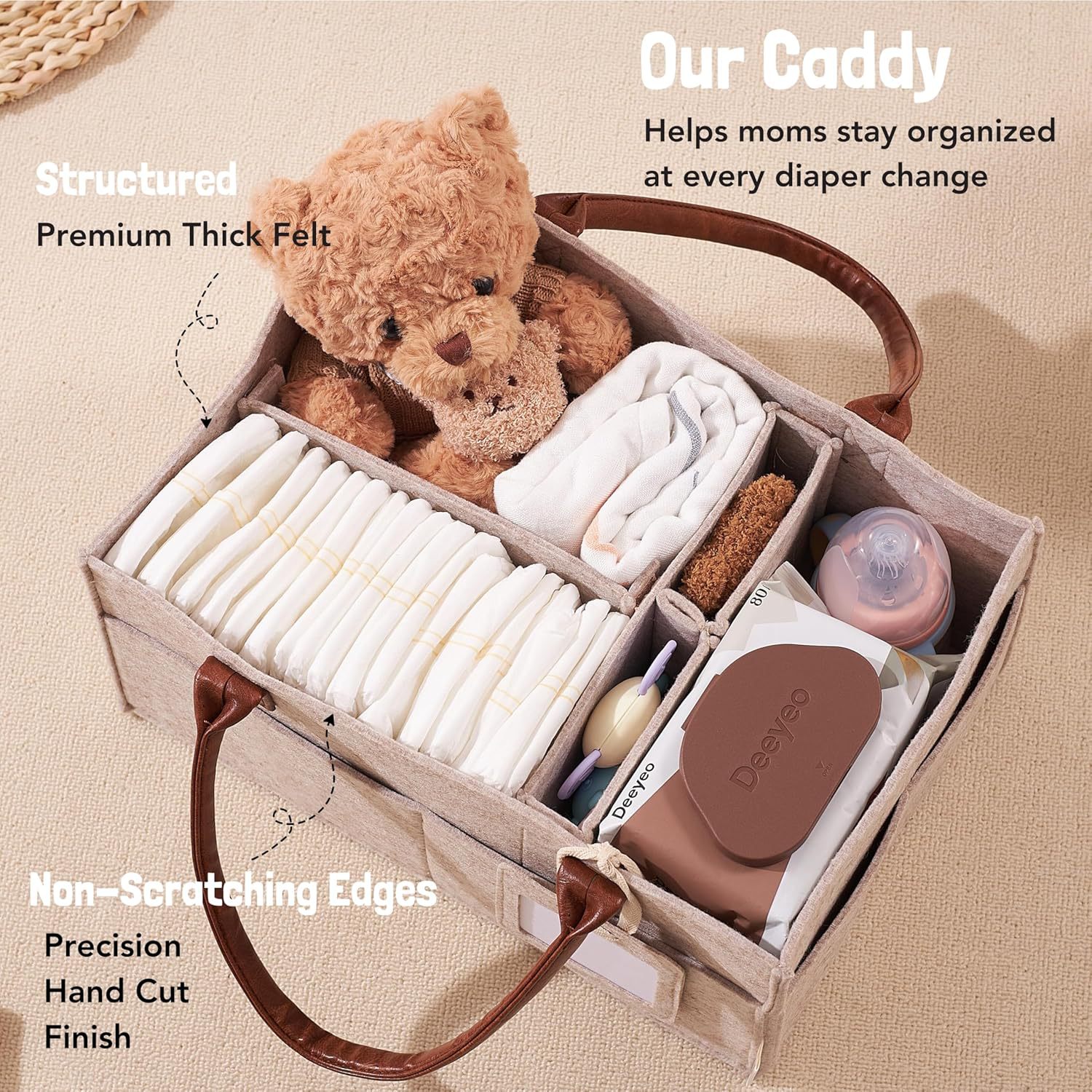 ตะกร้าเก็บของเด็กอ่อนแบบมีหูหิ - Baby Nursery Package บทวิจารณ์และราคา