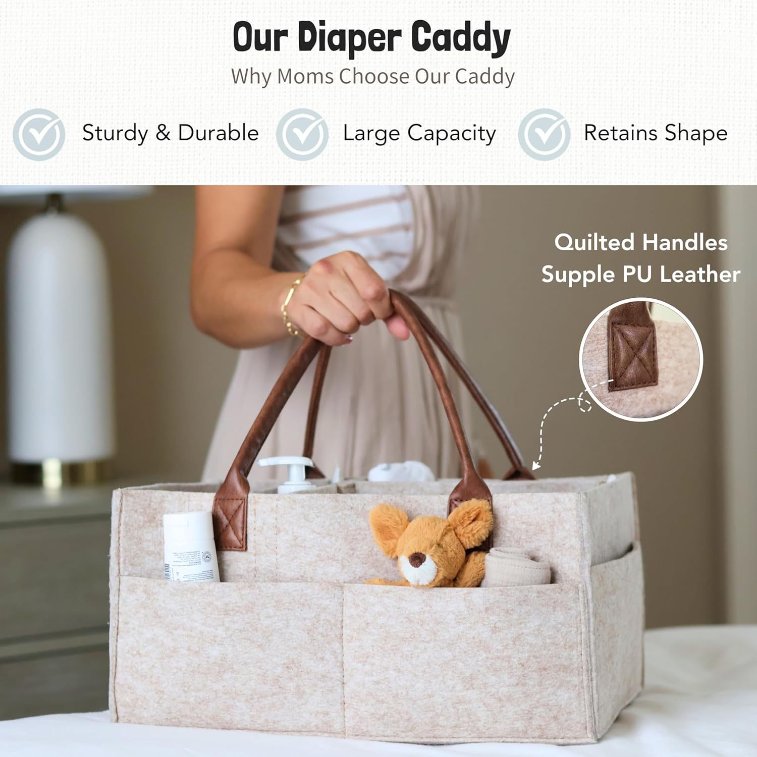 ตะกร้าเก็บของเด็กอ่อนแบบมีหูหิ - Baby Nursery Package บทวิจารณ์และราคา