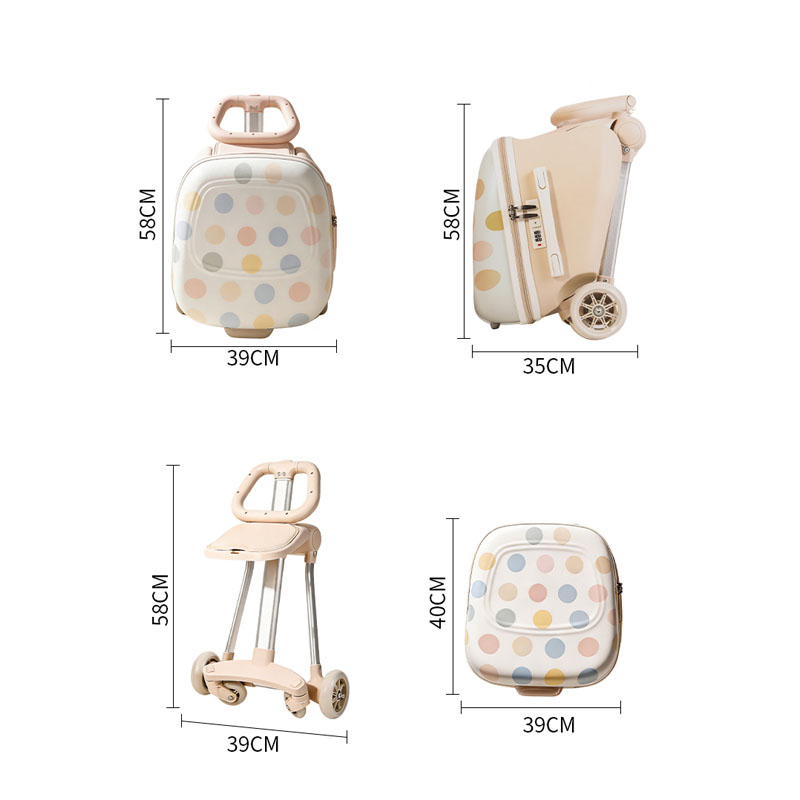 กระเป๋าเดินทางเด็กแบบขี่ได้และ - Baby Nursery Trolley บทวิจารณ์และราคา