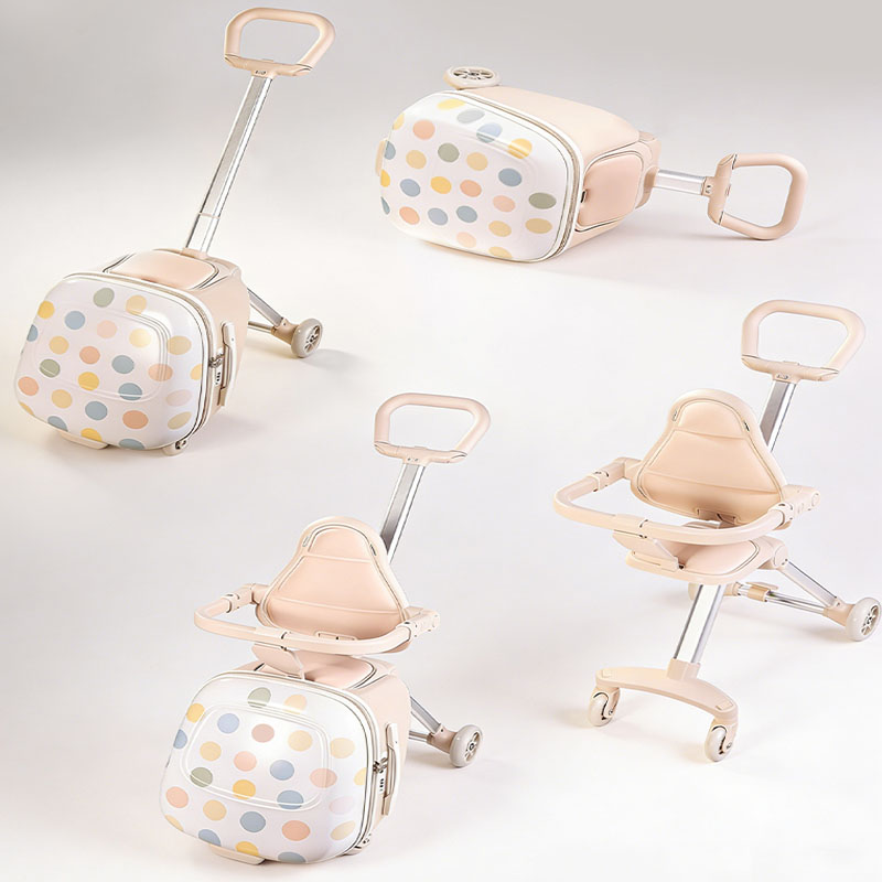กระเป๋าเดินทางเด็กแบบขี่ได้และ - Baby Nursery Trolley บทวิจารณ์และราคา