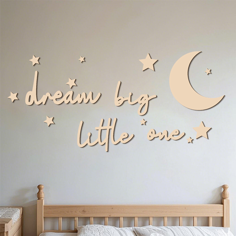 Dream Big Little One ป้ายไม้สต - Baby Nursery Package บทวิจารณ์และราคา