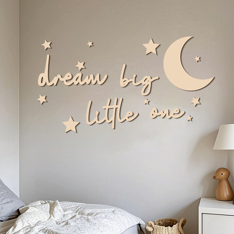 Dream Big Little One ป้ายไม้สต - Baby Nursery Package บทวิจารณ์และราคา