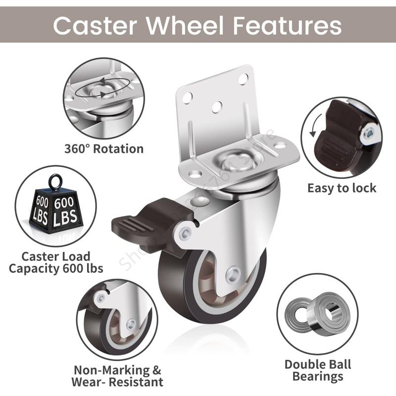 4 ชิ้น L ประเภท Heavy Duty เฟอ - Baby Nursery Trolley บทวิจารณ์และราคา