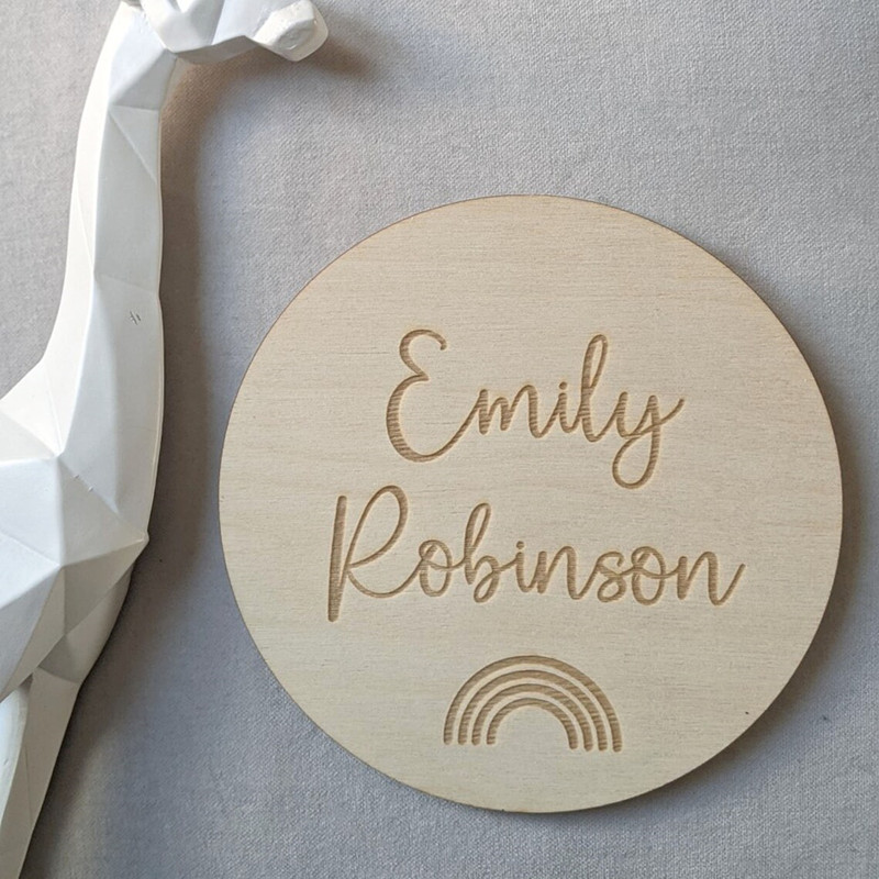 ไม้แกะสลัก ป้ายชื่อเนอสเซอรี่  - Baby Nursery Name Wall Art บทวิจารณ์และราคา