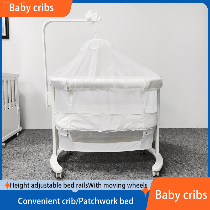 เปลเด็กแรกเกิดแบบปรับได้พร้อมล - Baby Nursery Trolley บทวิจารณ์และราคา