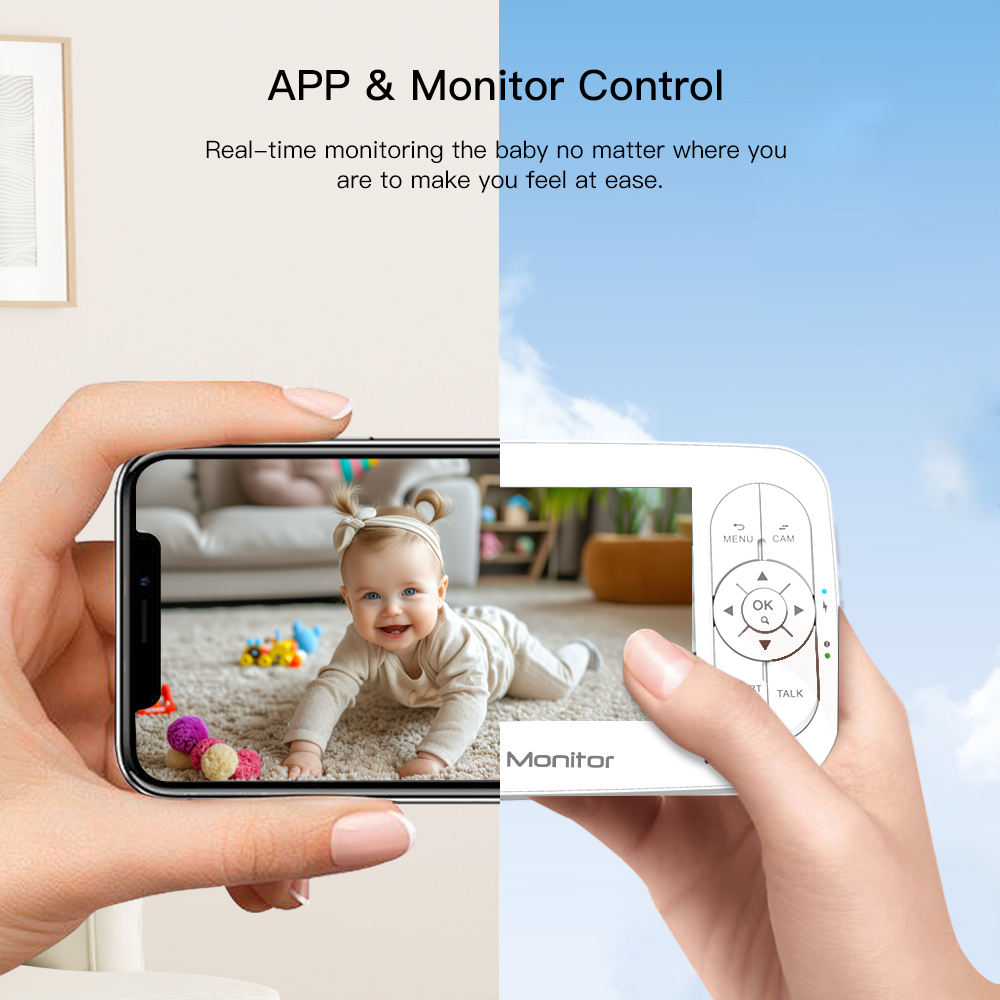 กล้องวงจรปิดไร้สายสำหรับเด็ก 5 - Baby Nursery Camera บทวิจารณ์และราคา