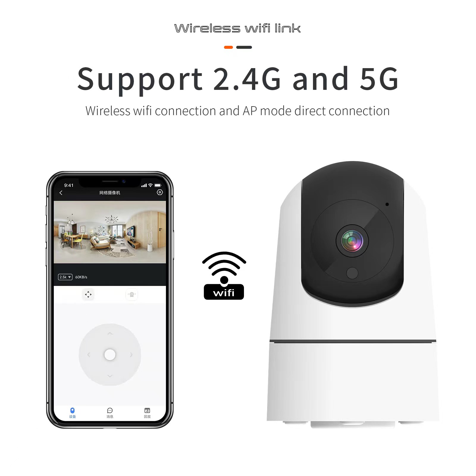 Tuya 5G WiFi IP กล้องในร่ม 6MP - Baby Nursery Camera บทวิจารณ์และราคา