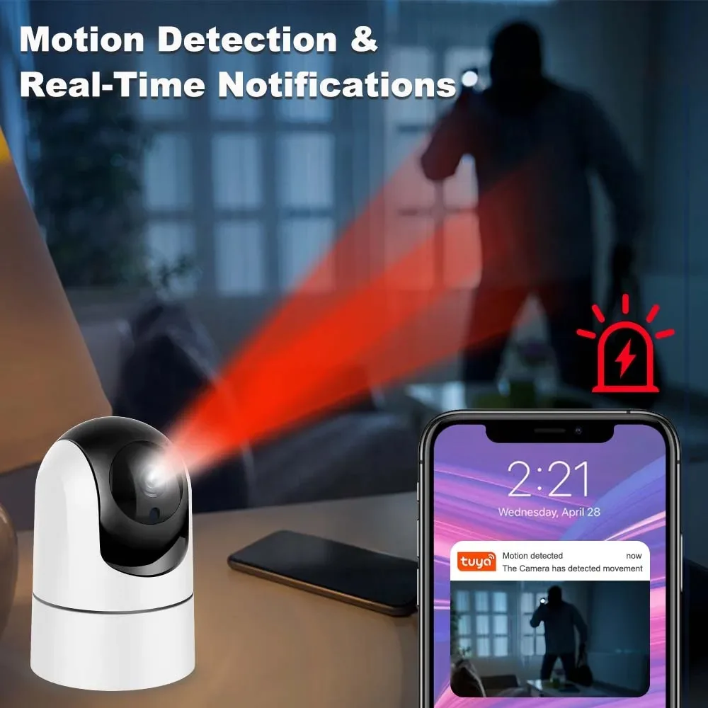 Tuya 5G WiFi IP กล้องในร่ม 6MP - Baby Nursery Camera บทวิจารณ์และราคา