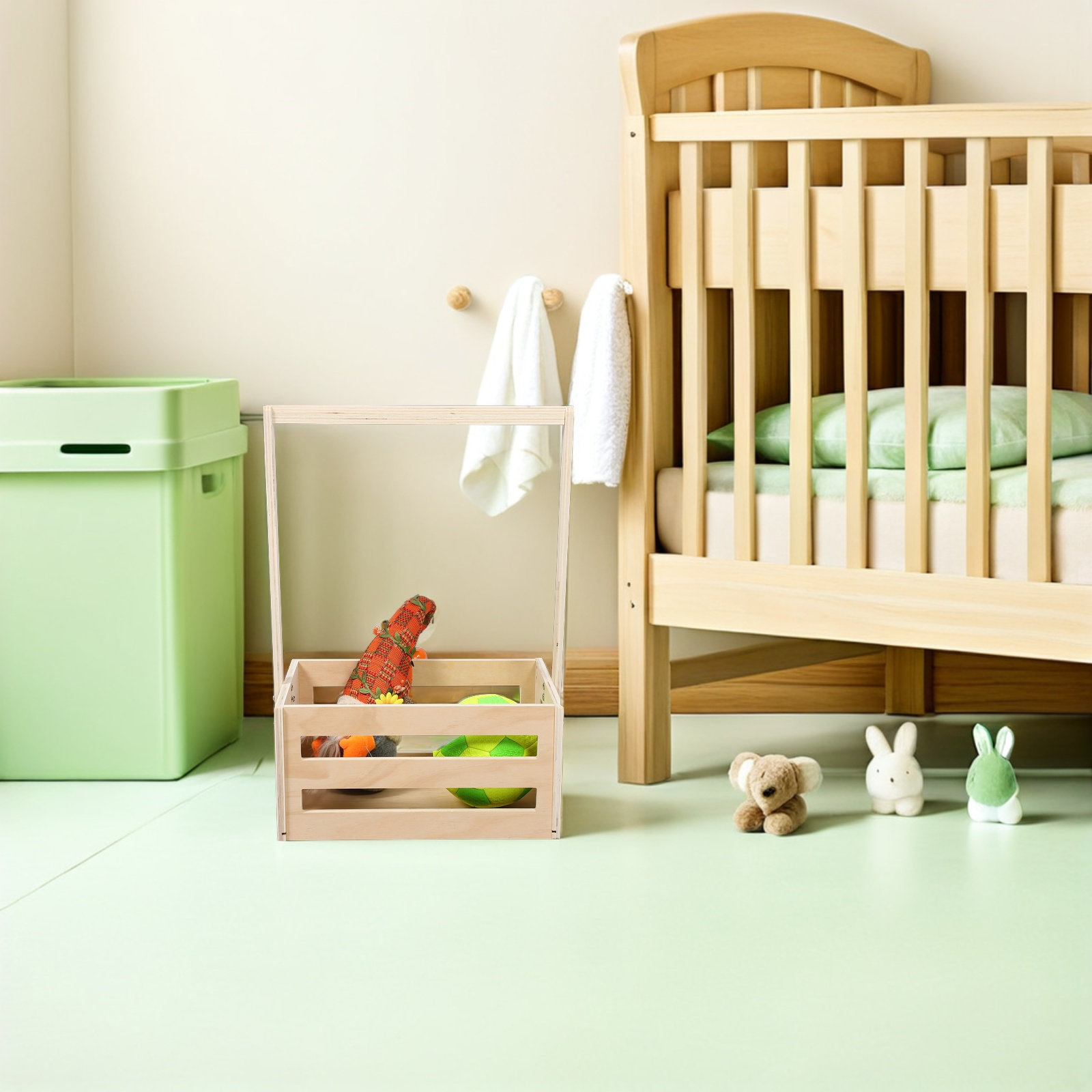 ลังไม้เก็บของสำหรับงานเลี้ยงต้ - Baby Nursery Storage บทวิจารณ์และราคา