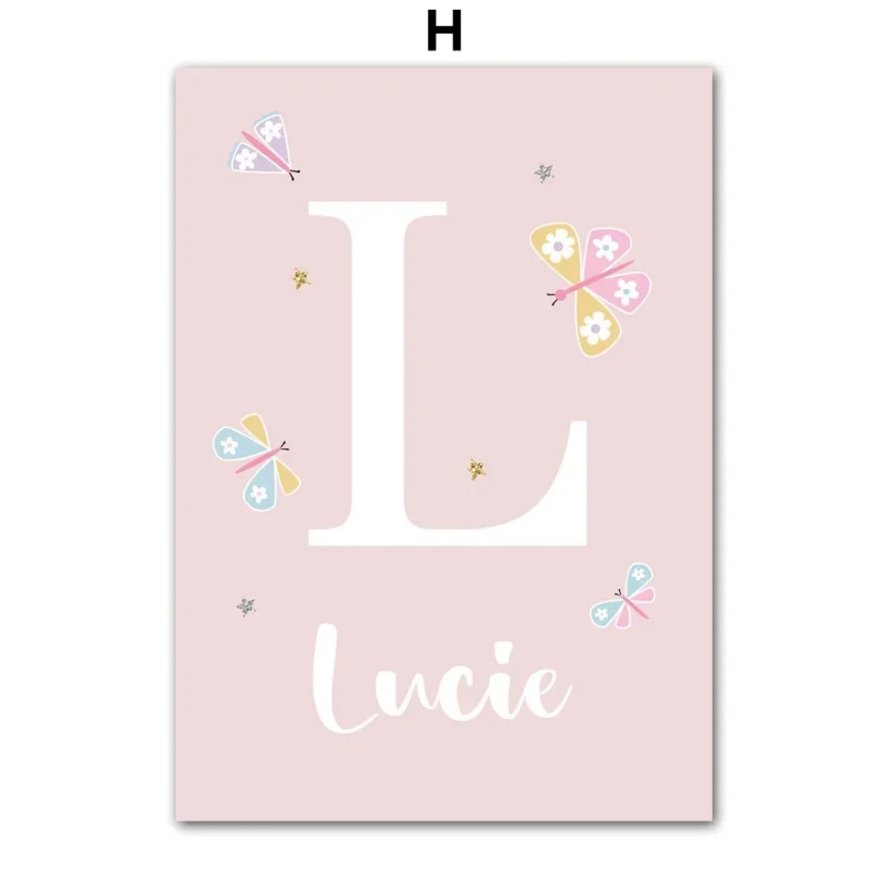 สีชมพูยูนิคอร์นกระต่ายสายรุ้งเ - Baby Nursery Name Wall Art บทวิจารณ์และราคา