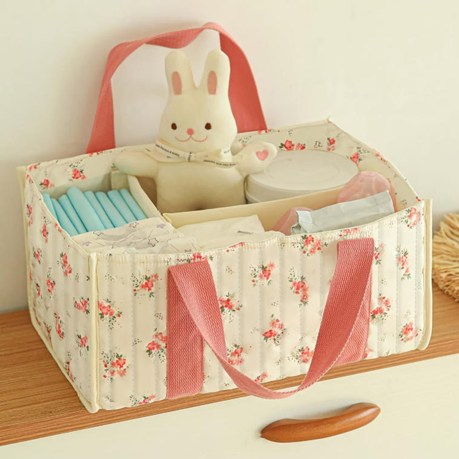 ตะกร้าใส่ผ้าอ้อมลายดอกไม้, ตะก - Baby Nursery Essentials บทวิจารณ์และราคา