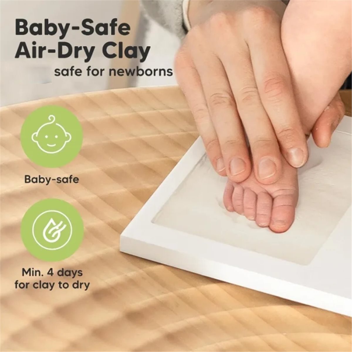ชุดของที่ระลึกรอยมือและรอยเท้า - Baby Nursery Essentials บทวิจารณ์และราคา