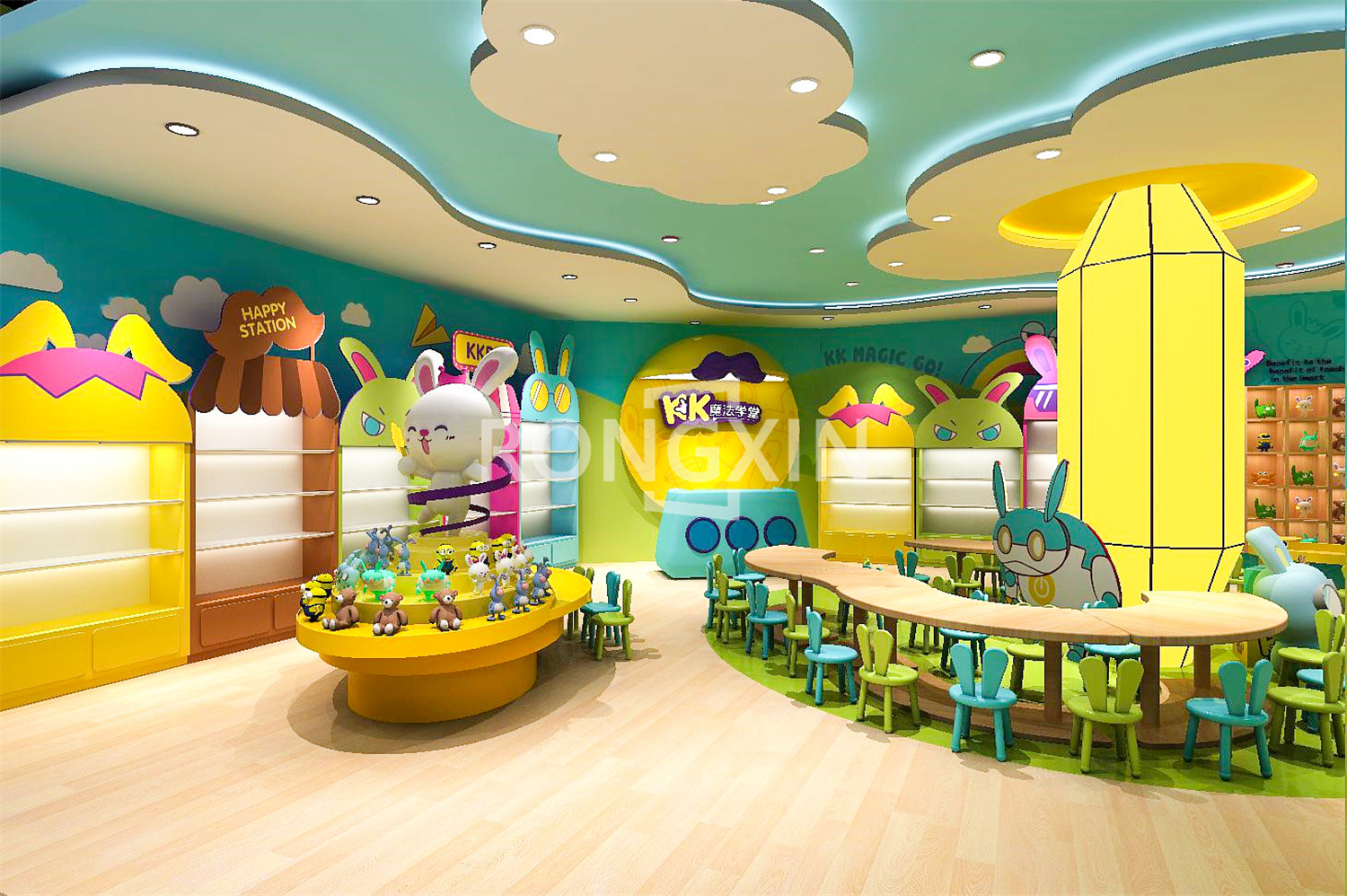 ชุดเฟอร์นิเจอร์ห้องเด็กออกแบบต - Baby Nursery Floating Shelves บทวิจารณ์และราคา