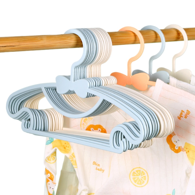 5-50Pcs ไม้แขวนเสื้อเด็กพลาสติ - Baby Nursery Uniform บทวิจารณ์และราคา