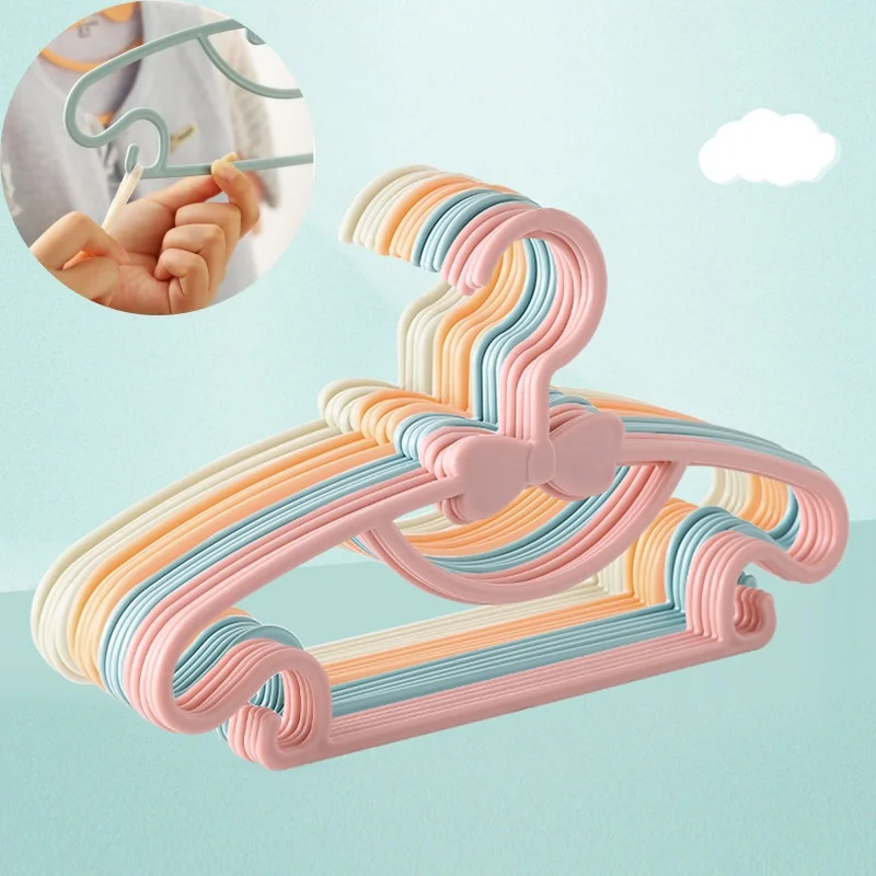 5-50Pcs ไม้แขวนเสื้อเด็กพลาสติ - Baby Nursery Uniform บทวิจารณ์และราคา